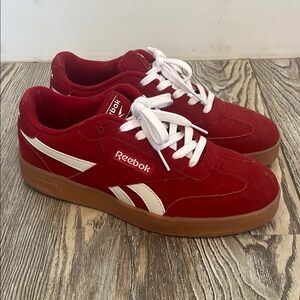 Reebok Red Sneakers with White Laces